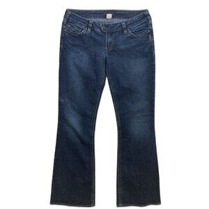 Silver Jeans Tuesday Womens Jeans Wide Leg 30x33 Sz 12